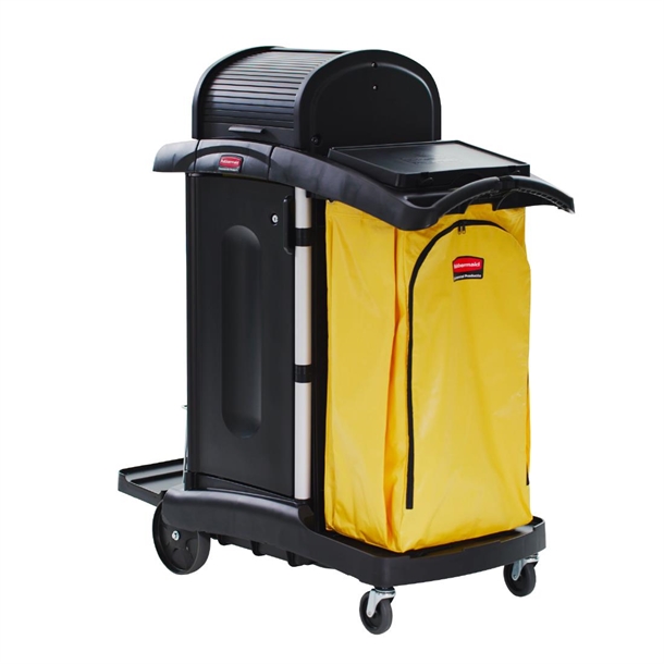 Rubbermaid Fully Secure Cleaning Trolley - Assembled (B2B)