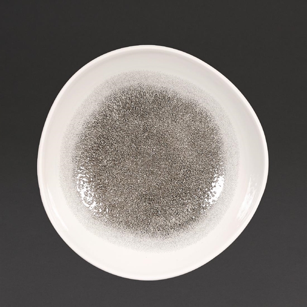 churchill-studio-prints-raku-trace-round-bowl-quartz-black-253mm