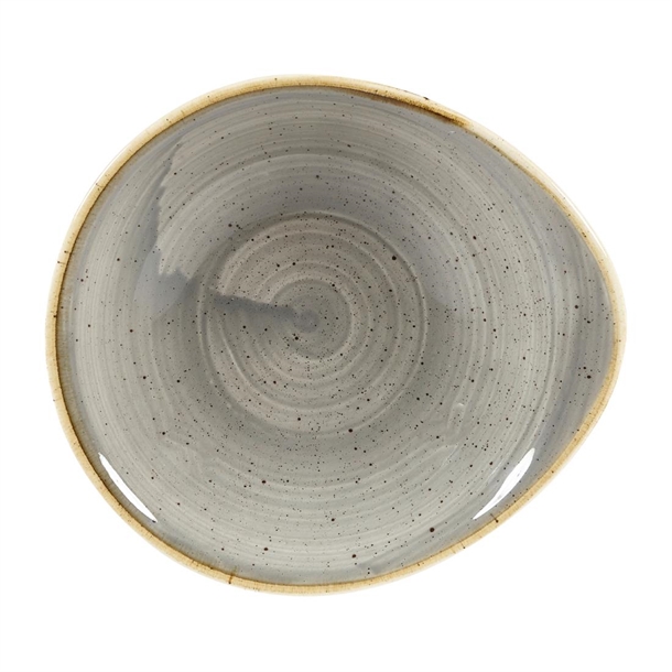 Churchill Stonecast Grey Round Dish - 6 3/8x5 5/8" (Box 12) (B2B)