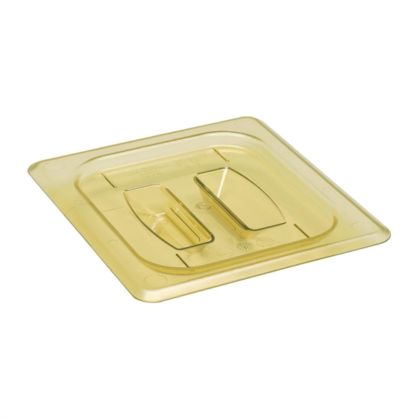 Cambro High Heat Polyetherimide GN Lid with Handle - 1/7