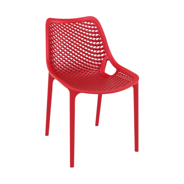 Furnlink Siesta Exclusive Air Chair - Red (Direct) (Pack 2)