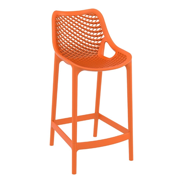 Furnlink Siesta Exclusive Air Barstool 65 - Orange (Direct) (Pack 2)