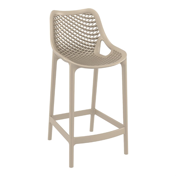 Furnlink Siesta Exclusive Air Barstool 65 - Taupe (Direct) (Pack 2)