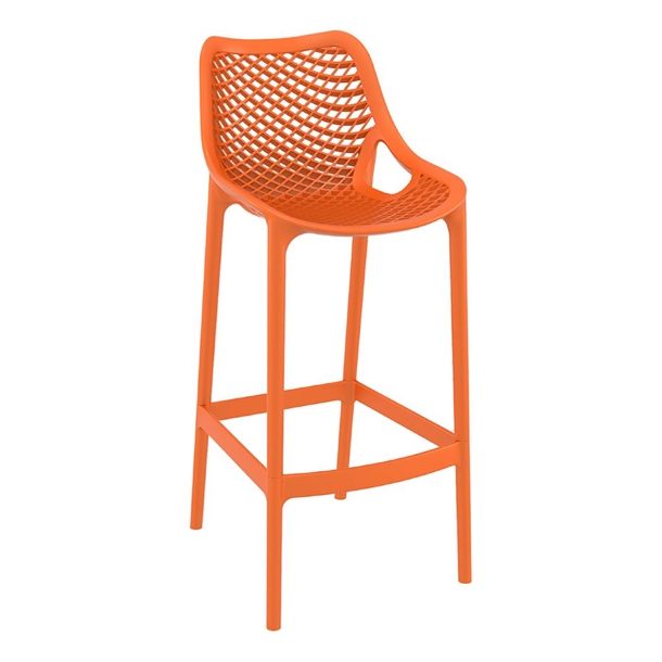 Furnlink Siesta Exclusive Air Barstool 75 - Orange (Direct) (Pack 2)