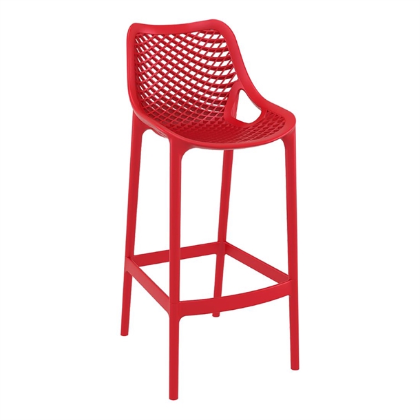 Furnlink Siesta Exclusive Air Barstool 75 - Red (Direct) (Pack 2)