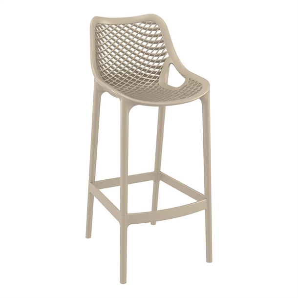 Furnlink Siesta Exclusive Air Barstool 75 - Taupe (Direct) (Pack 2)