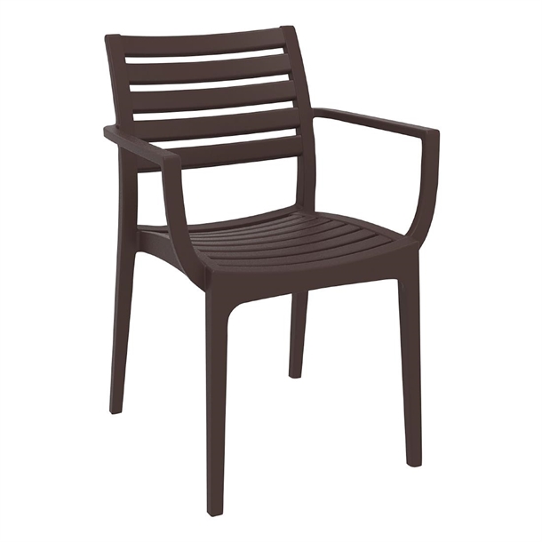Furnlink Siesta Exclusive Artemis Armchair - Chocolate (Direct) (Pack 2)