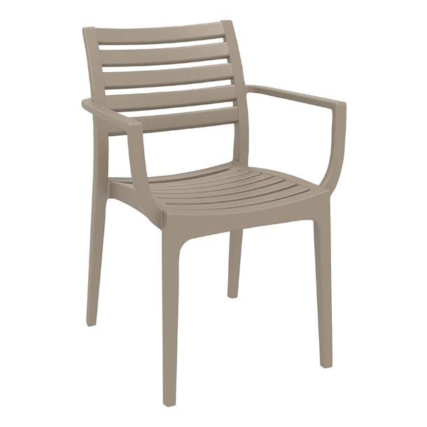 Furnlink Siesta Exclusive Artemis Armchair - Taupe (Direct) (Pack 2)