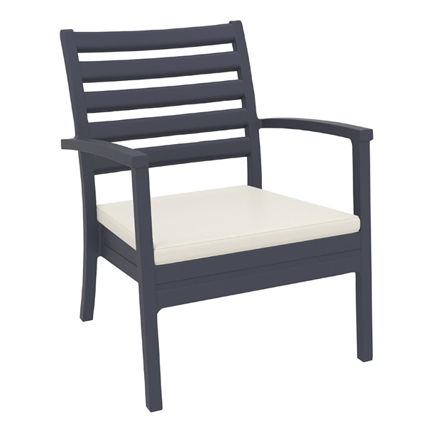 Furnlink Artemis XL Armchair - Anthracite Beige Seat Cushion (Direct)