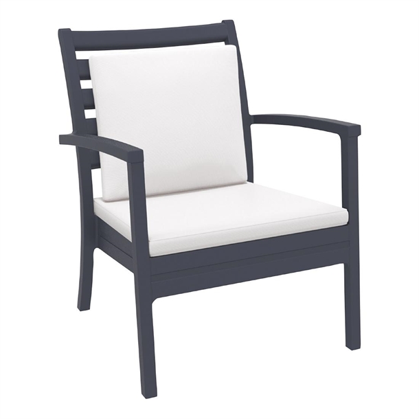 Furnlink Artemis XL Armchair - Anthracite White Seat & Back Cushion (Direct)