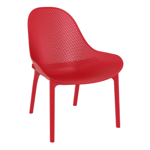 Furnlink Siesta Exclusive Sky Lounge - Red (Direct) (Pack 2)
