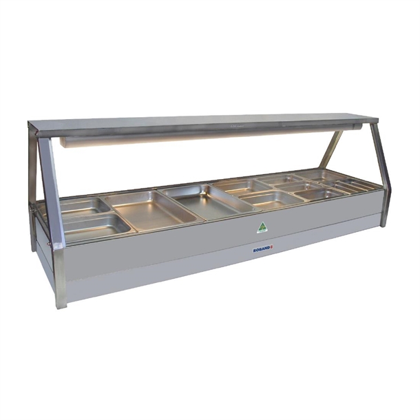 Roband Hot Food Display Bar ER26RD Fits - 12x1/2 65mm or 6x 1/1 65mm Pans (B2B)