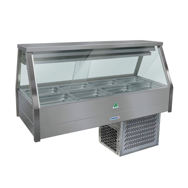 Roband Food Bar-Cold Plate & X-Fin Coil ERX24RD Fits 8x1/2 65mm Pans (B2B)