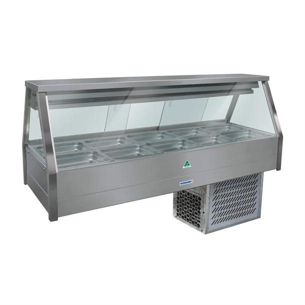 Roband Food Bar-Cold Plate & X-Fin Coil ERX25RD Fits 10x1/2 65mm Pans (B2B)