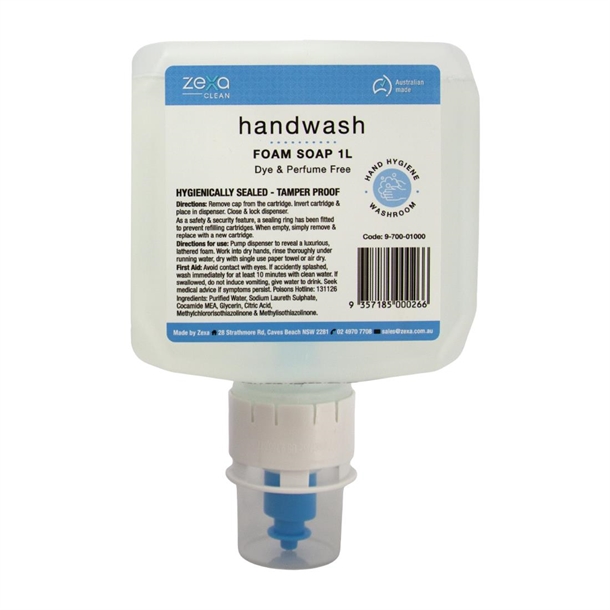 Zexa Handwash Cartridge - 1Ltr