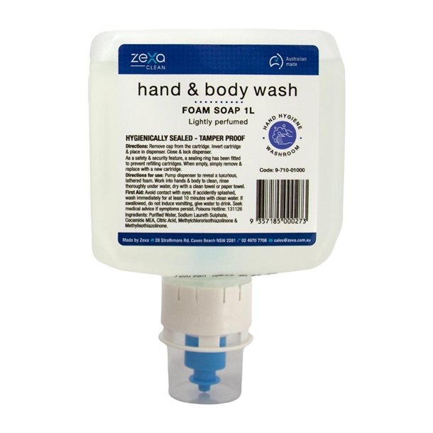 Zexa Hand and Bodywash Cartridge - 1Ltr