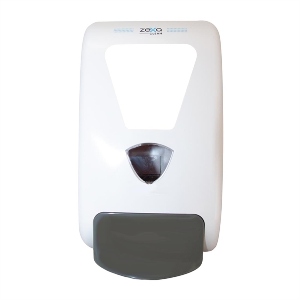 Zexa Manual Dispenser Plus Plain White Fascia Plate