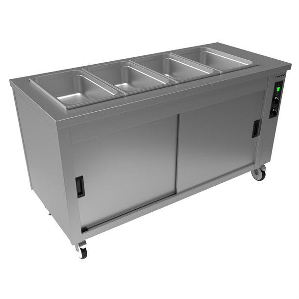 Versigen Wet/Dry Bain Marie with Hot Cupboard - 4 x 1/1 GN (Direct)