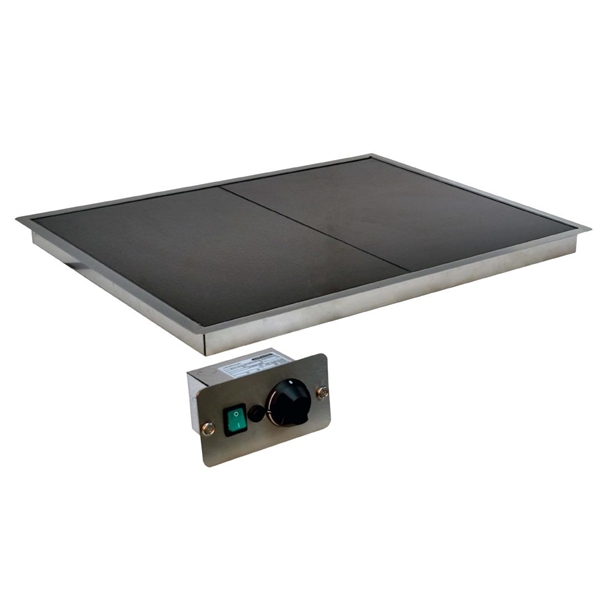 Versigen In-Counter Versitop Ceramic Glass Food Warmer - 2 x 1/1 GN (Direct)