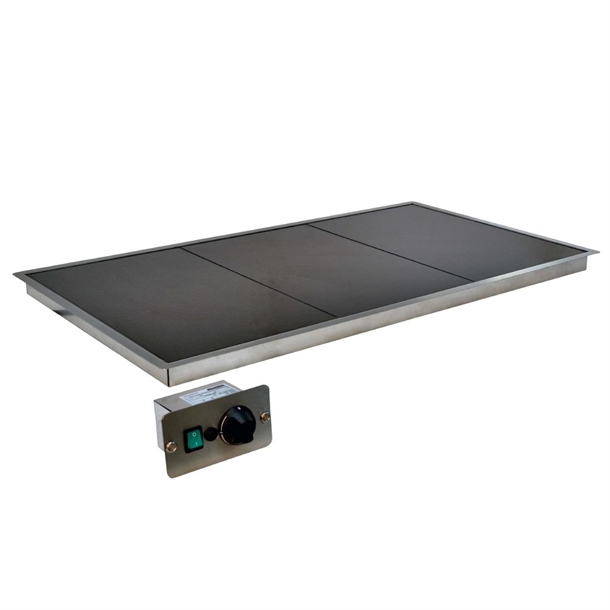 Versigen In-Counter Versitop Ceramic Glass Food Warmer - 3 x 1/1 GN (Direct)