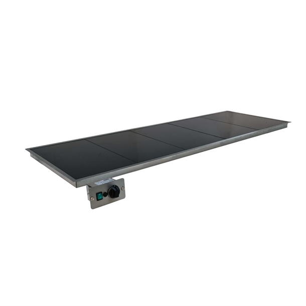 Versigen In-Counter Versitop Ceramic Glass Food Warmer - 5 x 1/1 GN (Direct)