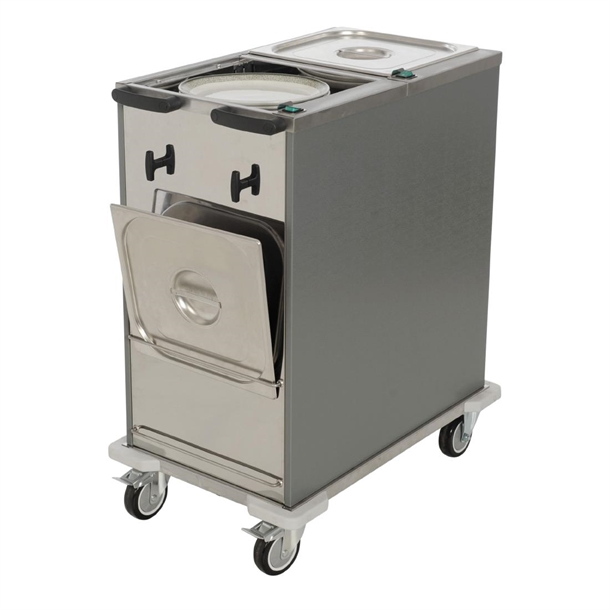 Versigen Mobile Heated Crockery Dispenser Twin Tube (Direct)