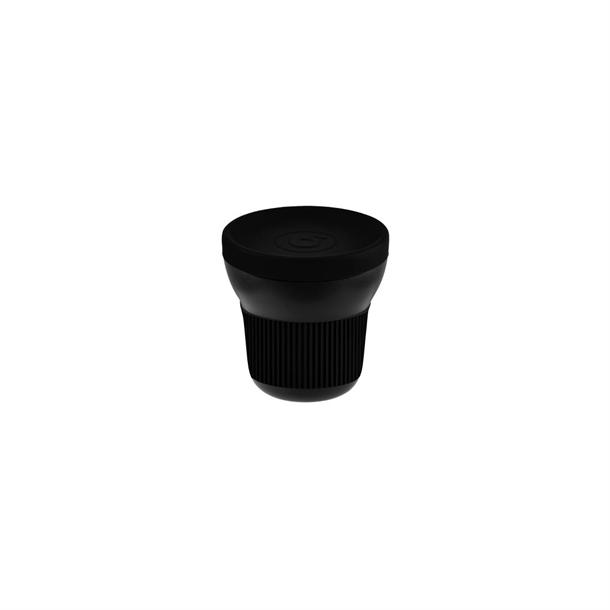 Bonna Notte Black Softline Mug with Silicone Cover & Sleeve 300ml (Pack 6) (B2B)