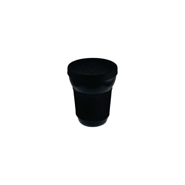Bonna Notte Black Softline Mug with Silicone Cover & Sleeve 350ml (Pack 6) (B2B)