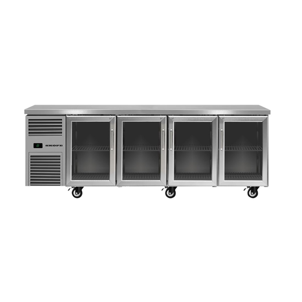 SKOPE ReFlex 4 Glass Door Underbench GN 1/1 Compatible Fridge (Direct)