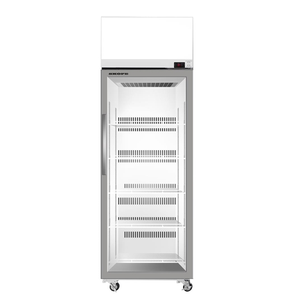 SKOPE EziCore 1 Glass Door Display or Storage Fridge TCE650N (Direct)