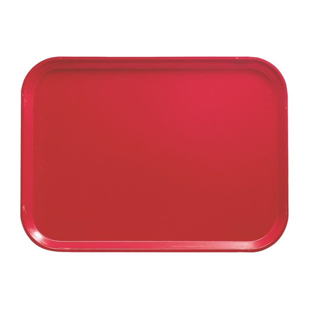 Cambro Camtray Rectangular Tray - Red - 355x457mm