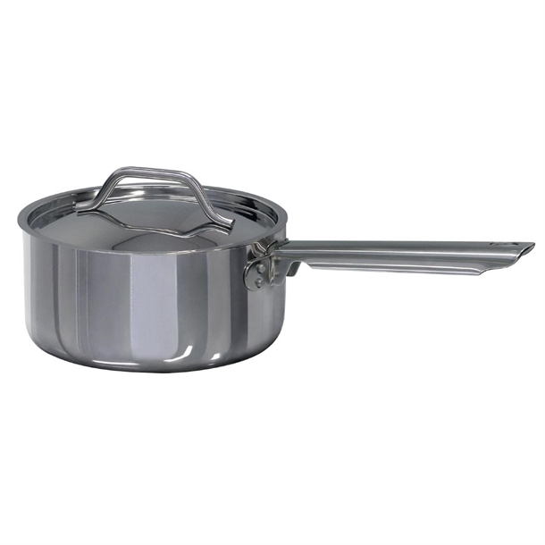 Forje Low Saucepan with Lid - 5Ltr