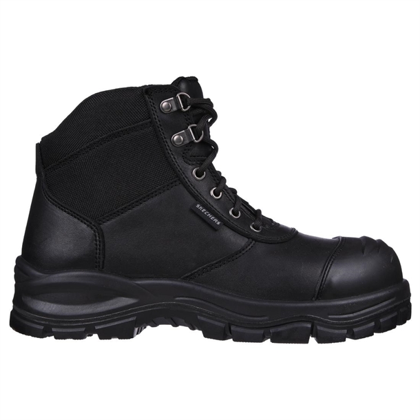 Skechers SKX Work Comp Toe Mens Work Shoe Black - Size 9