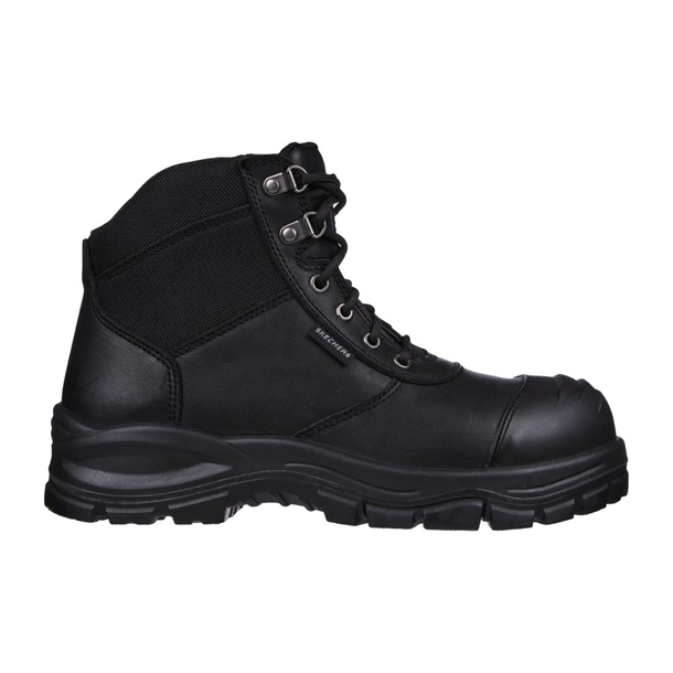 Skechers SKX Work Comp Toe Mens Work Shoe Black - Size 8