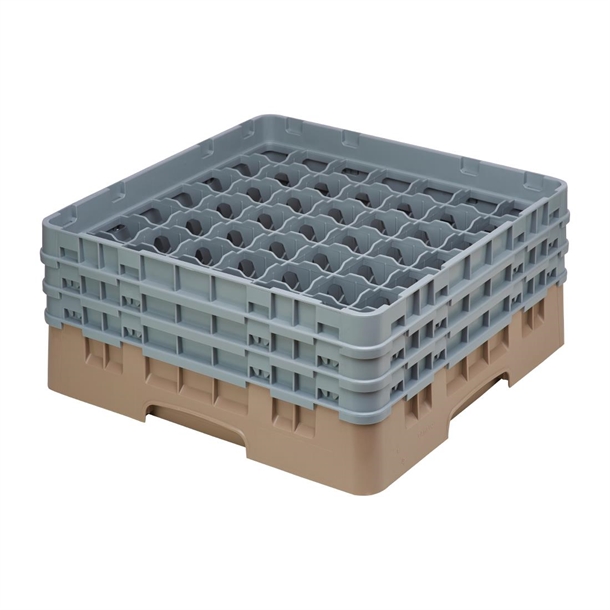 Cambro Camrack Beige 49 Compartments Max Glass - Height 174
