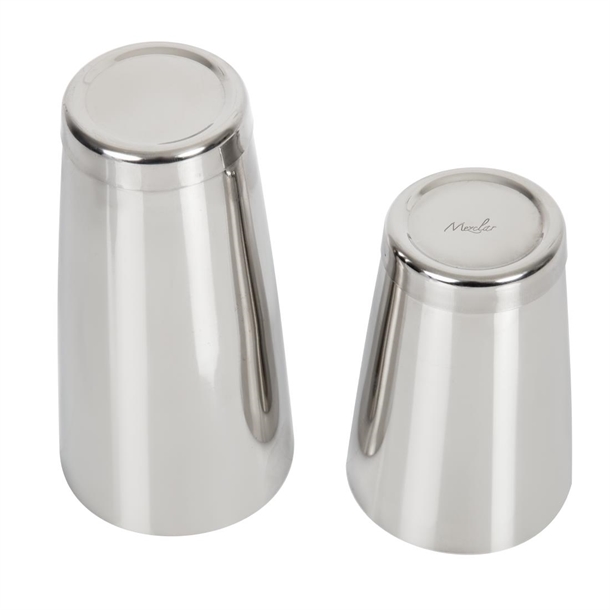 Shaker Boston 2 Pièces Inox Et Verre - 400ml + 600ml | Relaxdays Pour Cocktails Pro - 5