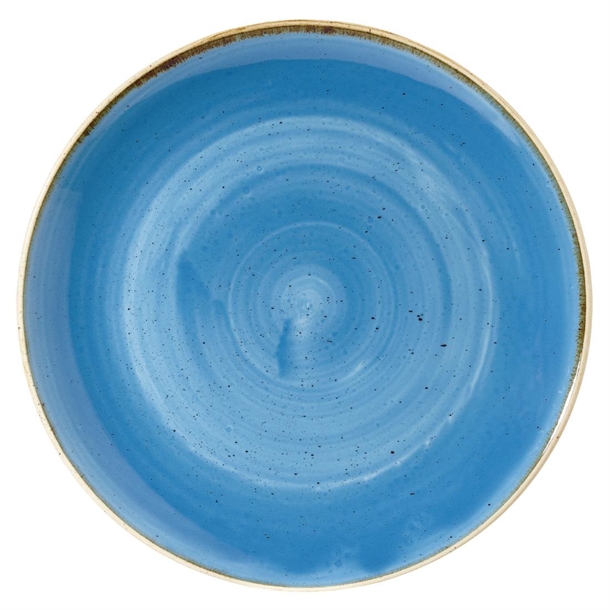 Churchill Stonecast Cornflower Blue Round Coupe Bowl 310mm 2400ml (Box 6) (B2B)