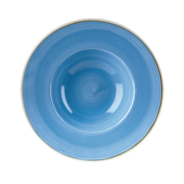 Stonecast Cornflower Profile Wide Rim Bowl Med - 239mm 9.4" (Box 12) (B2B)