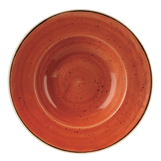 Stonecast Orange Profile Wide Rim Bowl Large - 277mm 10.90" (Box 12) (B2B)