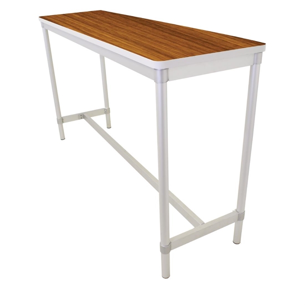 Enviro Indoor High Table Teak Effect - 1200x500x1010mm (Direct)