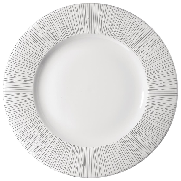 Churchill Bamboo Wide Rim Plate - 11 7/8" (Box 12) (B2B)