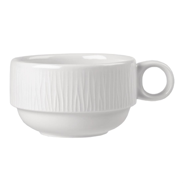 Churchill Bamboo Stacking Cup - 7oz (Box 12) (B2B)