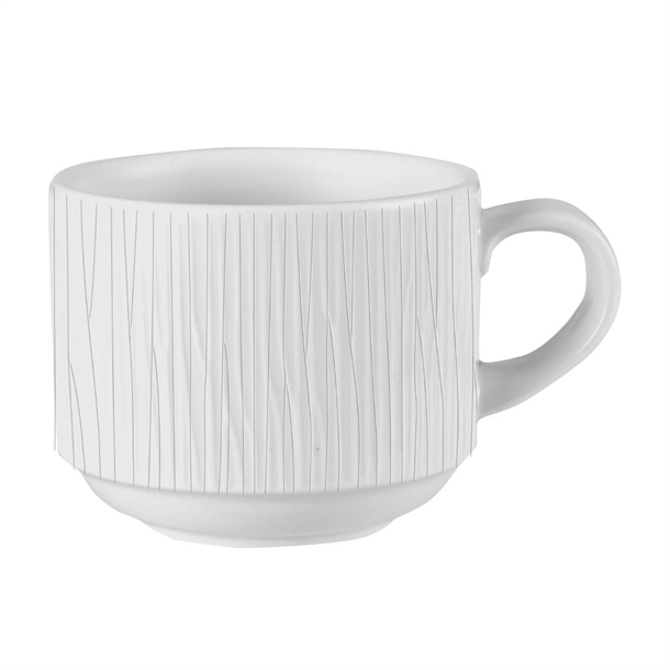 Churchill Bamboo Stacking Cup - 8oz (Box 12) (B2B)