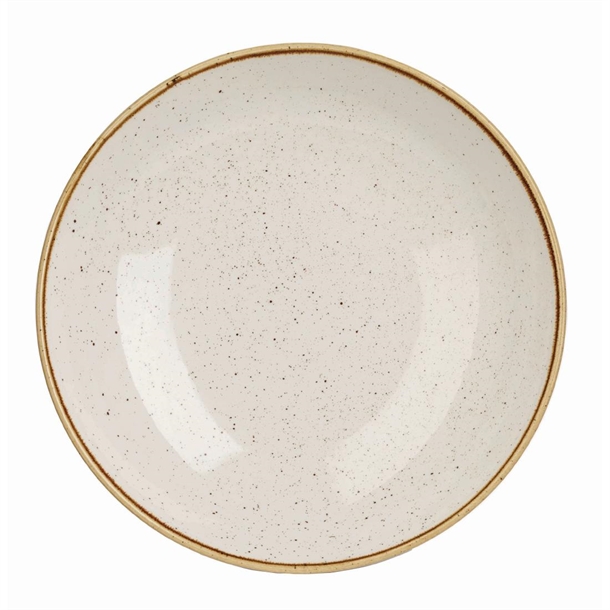 Churchill Stonecast Evolve Coupe Bowl Barley White 248mm 9 3/4" (Box 12)(B2B)