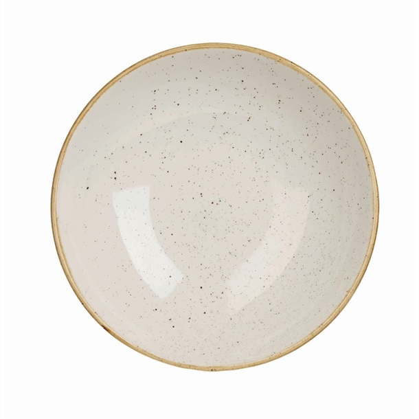 Churchill Stonecast Coupe Bowl Barley White - 182mm 7 1/4" (Box 12) (B2B)