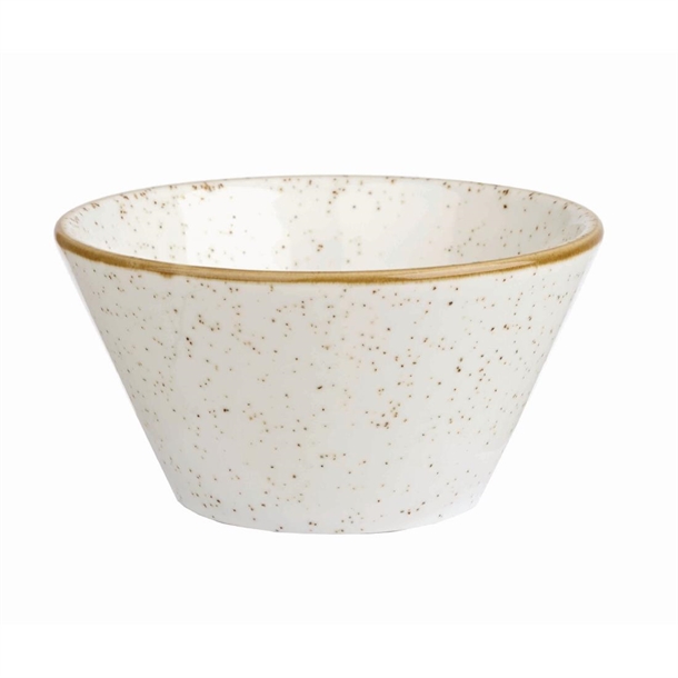 Churchill Stonecast Zest Snack Bowl Barley White 121x65mm 340ml (Box 12)(B2B)