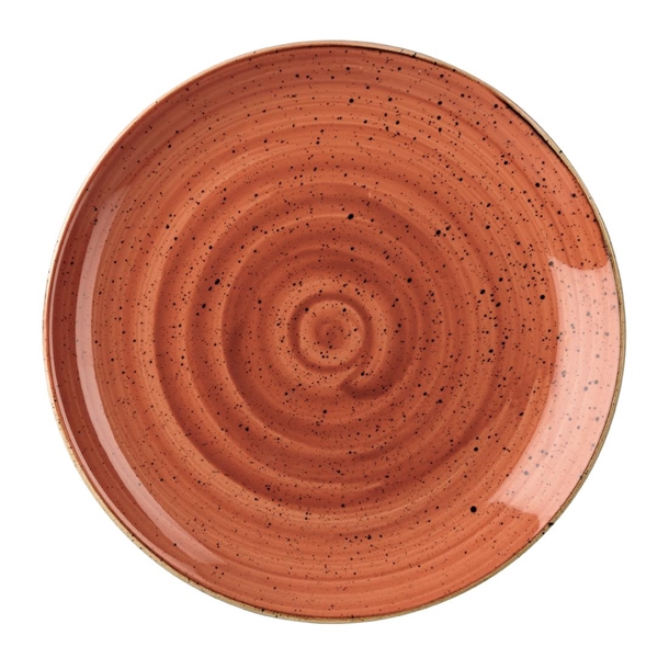 Stonecast Evolve Coupe Plate Spiced Orange 217mm 8 2/3" (Box 12)(B2B)