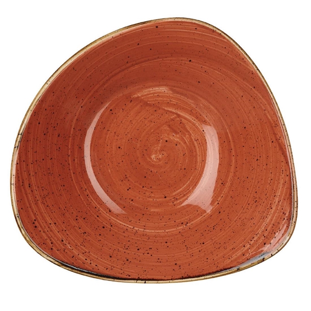 Churchill Stonecast Lotus Bowl Spiced Orange - 185mm 7 1/4" (Box 12) (B2B)