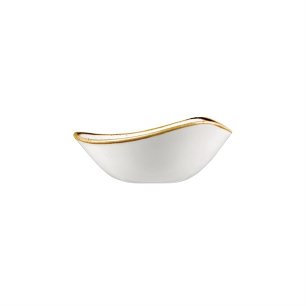 Churchill Stonecast Lotus Bowl Peppercorn Grey - 185mm 7 1/4" (Box 12) (B2B)