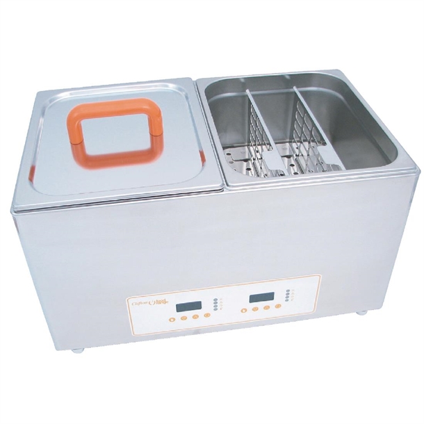Clifton 14+14Ltr Unstirred Digital Duobath (B2B)